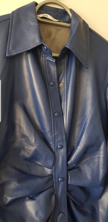 Kožené šaty, zara,m