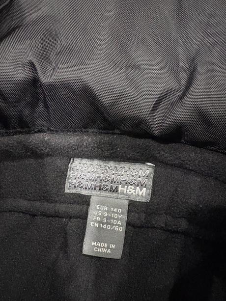 H&m oteplovaky na zimu na 9-10 rokov, h&m,140