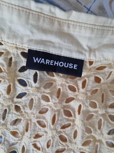 Žltá madeirová blúzka warehouse 38, warehouse,38