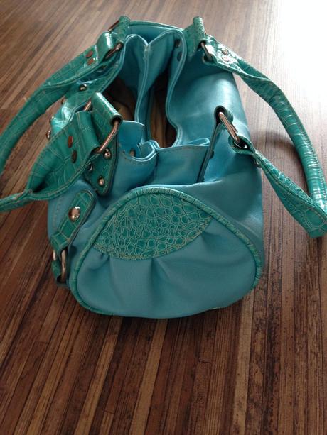 Nádherná tyrkysová kabelka 1x použitá, 