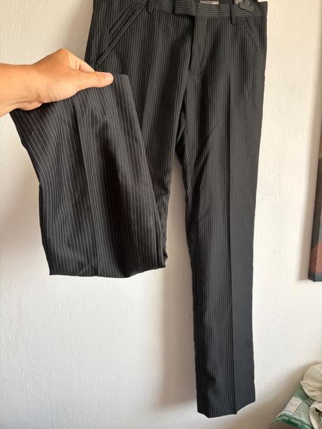 Hm velk 48 elegantne biznis nohavice pruzkovane c, h&m,48