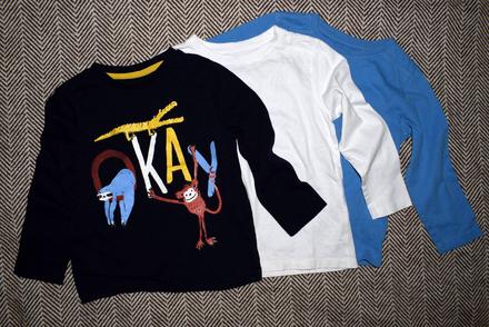 104-110 - 3 tričká, kiki&koko,92