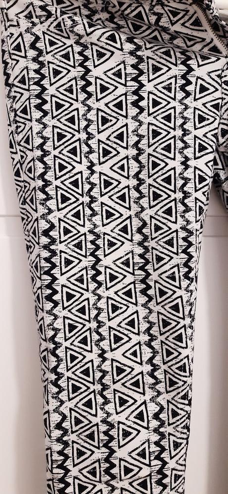 Rifle čierno-biele veľ. s, fishbone,s