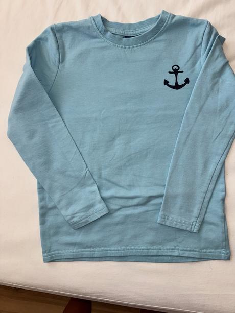 2x teple tričko 122/128, lupilu,128