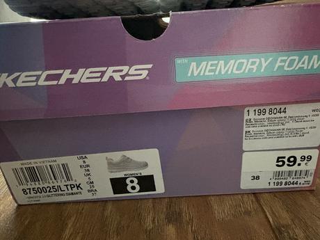 Predám nádherné bledo ružové tenisky 38, skechers, skechers,38