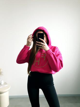 Ružová mikina s/m, s