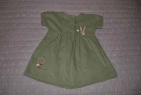 Kordové šatky s pančuškami, next,74