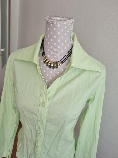 Jasnozelena elasticka bluzka s, s