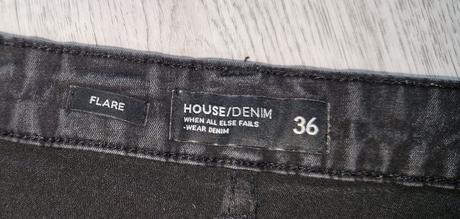 Dievčenské rifle zvony 36, house,s