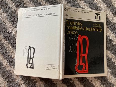 Techniky malířské a kašérské práce-prvé vyd.1985,