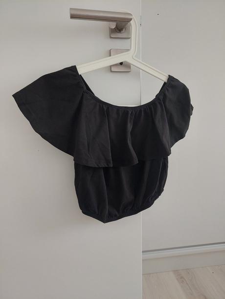 Čierny croptop tally weijl, tally weijl,xs