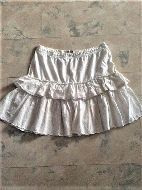 Letná sukňa s madeirou, fishbone,m