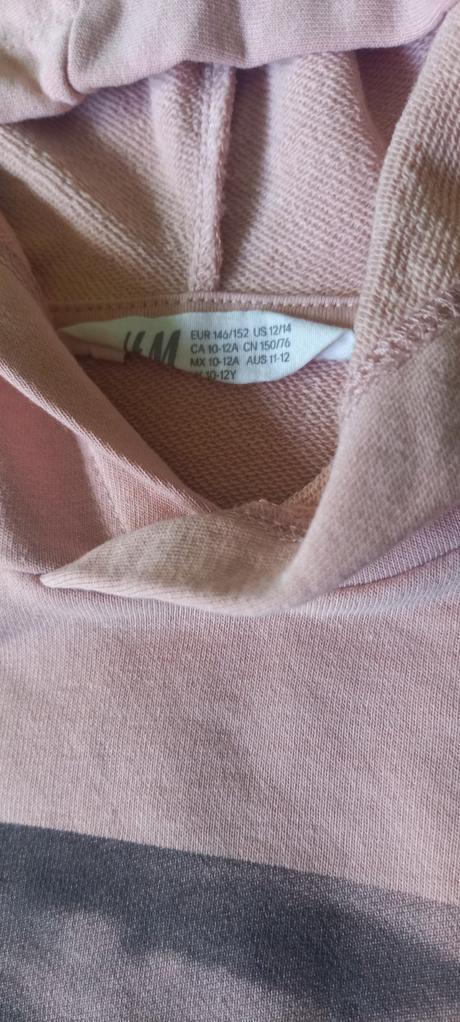 Tenka mikina kratka, h&m,152