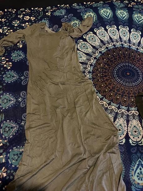 Dlhé bavlnené elastické šaty, s