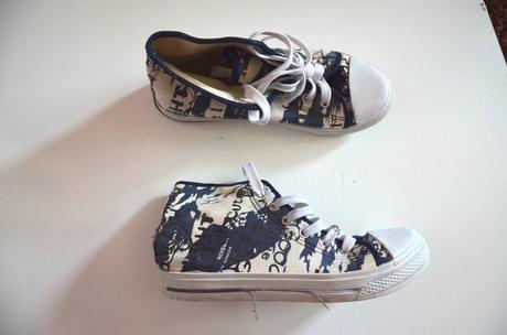 Plátené tenisky, 38