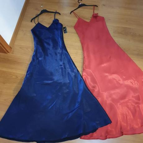 Dlhe spoločenské šaty červene, m alebo s/m, m