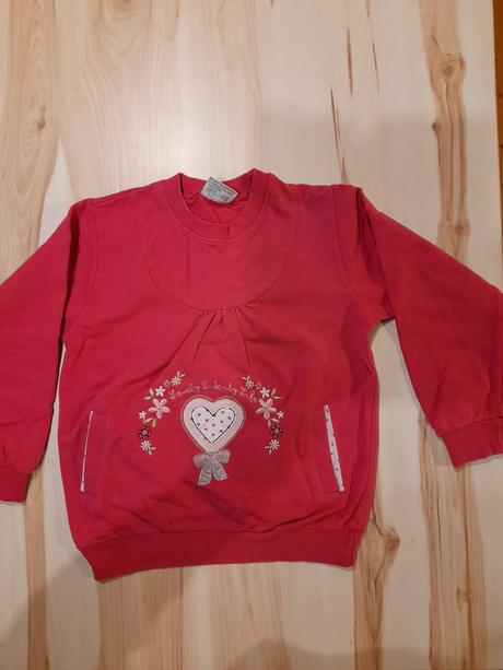 Ružová mikinka s vreckami, 104