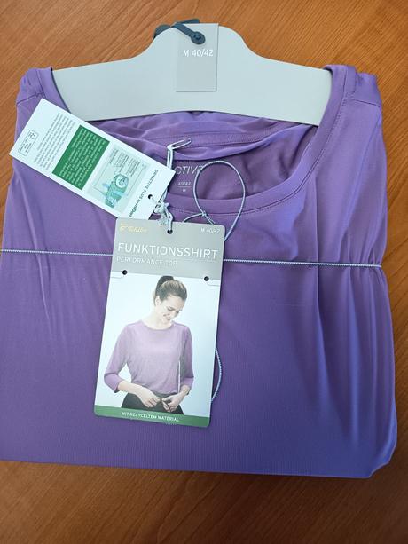 Nové funkčné tričko s 3/4 rukávmi, 40/42 tchibo, m