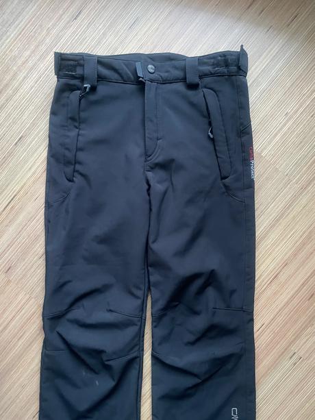 Outdoorové softshelove zateplené nohavice do snehu, cmp,152