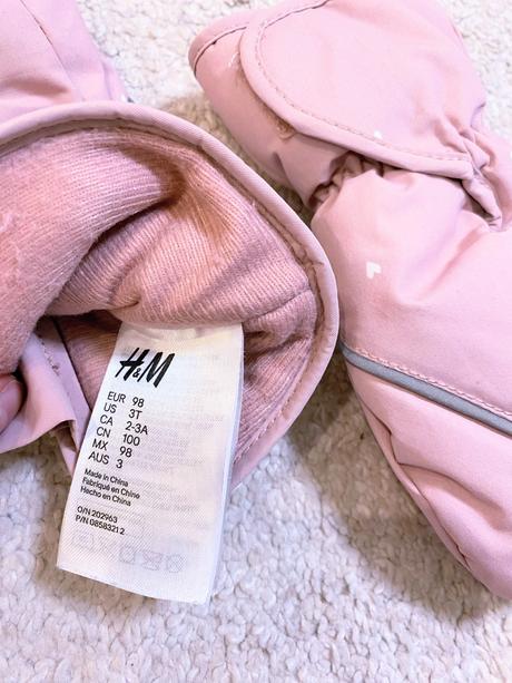 Vodoodpudivé palčiaky, h&m,98