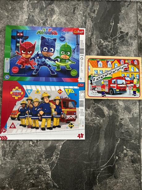 Puzzle požiarnik sam pj masks, 