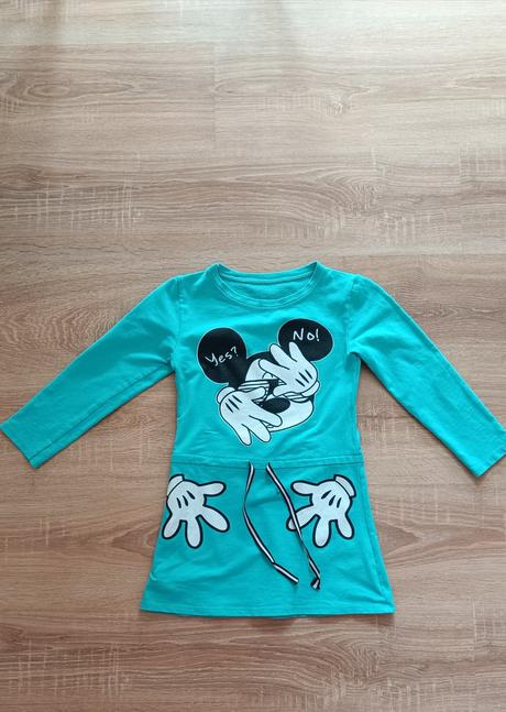 Šaty minnie zelene 122/128, 128