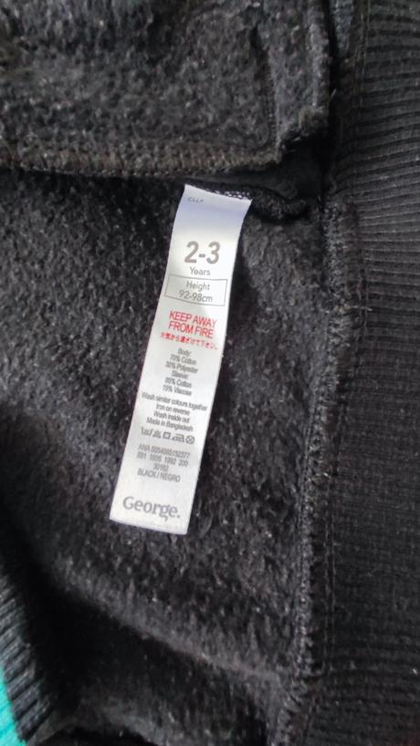 Tepláková bomber bunda, george,98