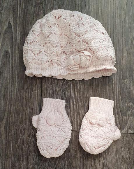 Čapica a rukavive, h&m,80