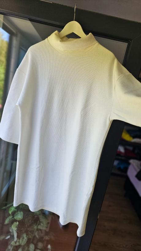 Biele voľné šaty/top reserved oversized, reserved,l