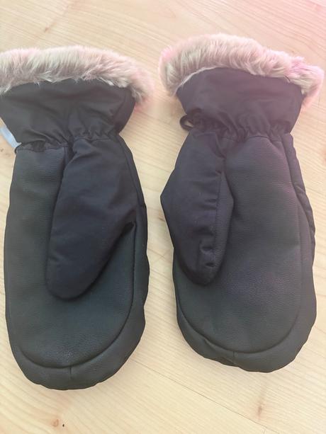 Rukavice s kožušinkou 12-14 rokov, h&m,158