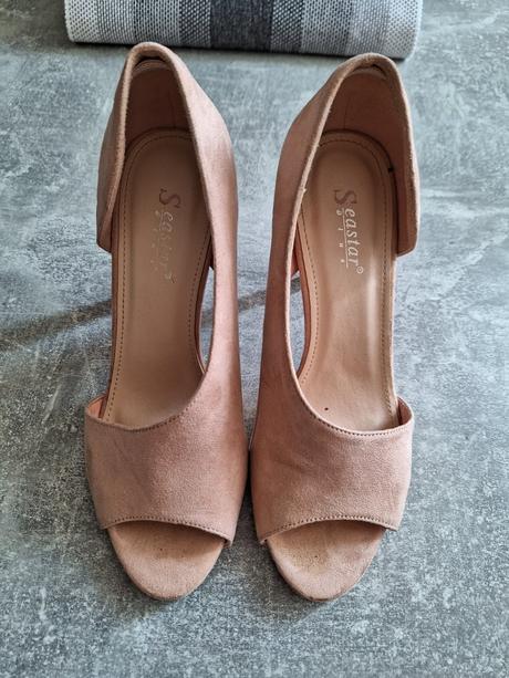 Dámske lodičky s otvorenou špičkou, 37