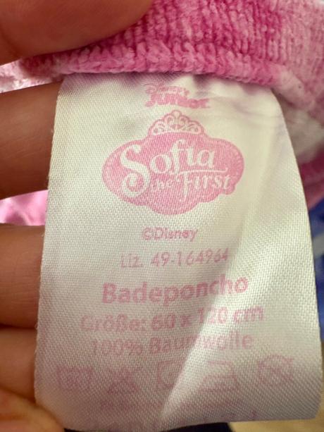 Plážový uterák-pončo/župan, disney