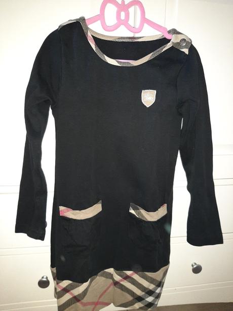 Šaty s dlhým rukávom burberry, burberry,128