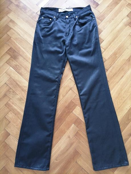 1x oblečené nohavice koženého vzhľadu, colins,m