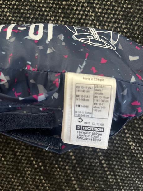 Bunda do dažďa 10-11 rokov, decathlon,140