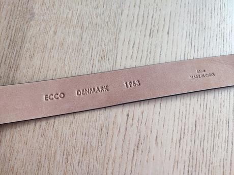 Kožený opasok ecco 80 cm, ecco