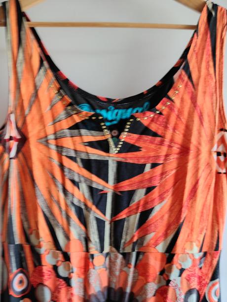 Desigual original nádherné letné šaty l, desigual,l