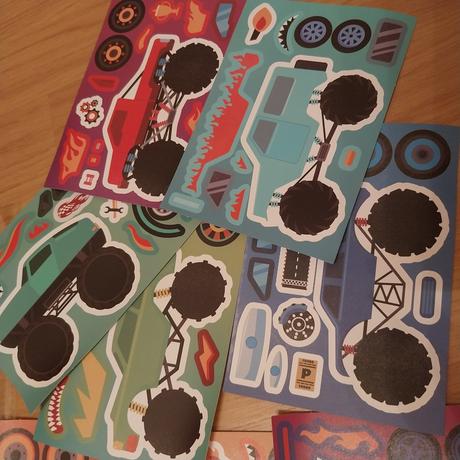 Nalepky 8ks harkov sportove auta, 