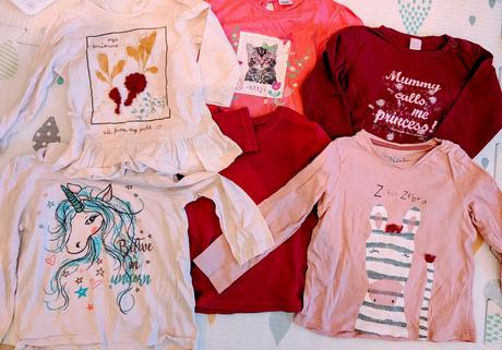 Set tričiek s dlhým rukávom a pančušiek 86/92, 86