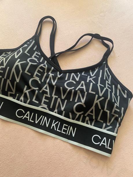 Calvin klein športová podprsenka s/m, calvin klein,m