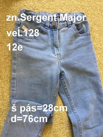 Rifle dievčenské veĺ.128, zn. sergent major, sergent major,128