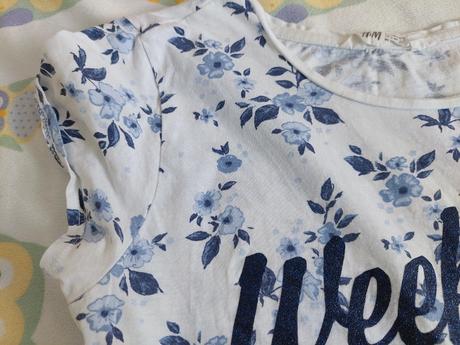 Hm tričko s kvetmi veľ.158/164, h&m,158