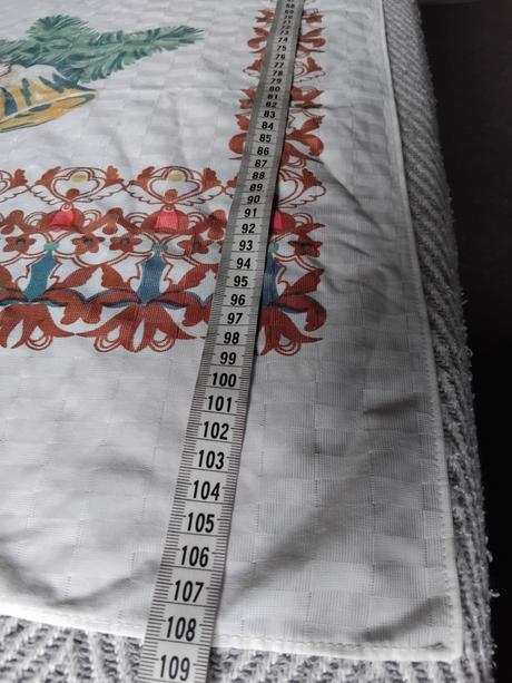 Retro vianocny obrus,