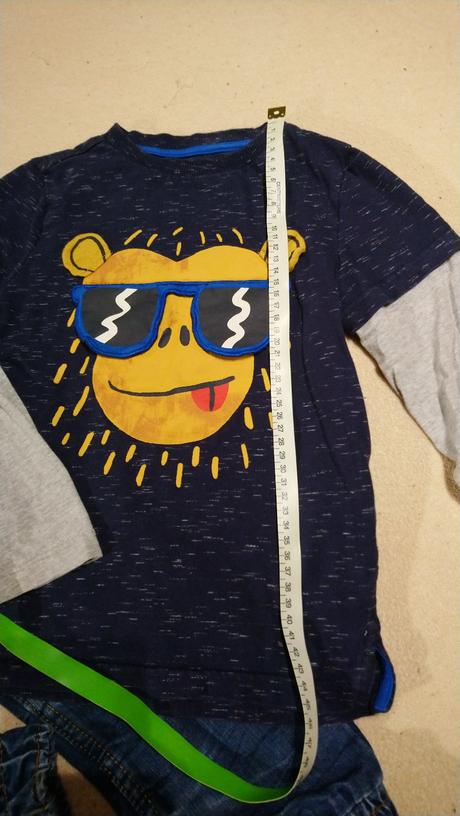 Rifle + tričko 122/128, 122