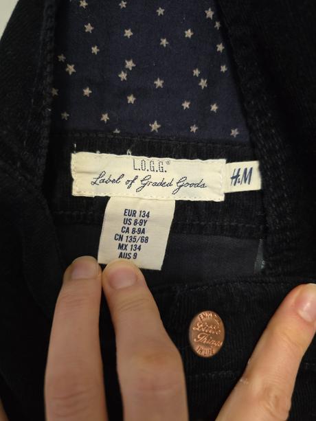 Sukna na traky, h&m,134