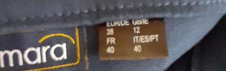 Sukňa modrá 38, esmara,38