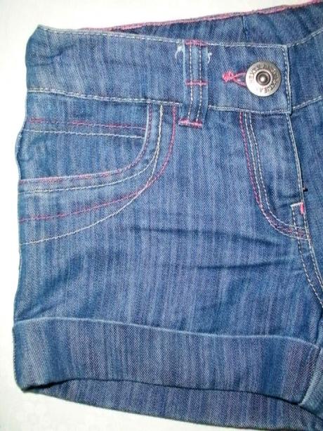 Štýlové kraťasky od zn. next pre 7-8 roč. slečnu, next,122