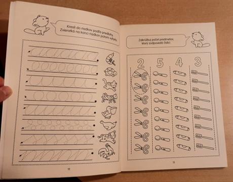 Predám knihu precvičovanie pre budúcich školákov, 