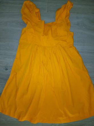 Lahucke bavlnene letne saty s volanmi, h&m,140