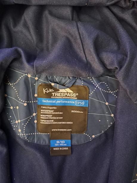 Prechodná bunda trespass 134/140 unisex, 134